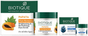 Biotique Bio Seaweed Revitalizing Anti Fatigue Eye Gel, 15g And Biotique Bio Papaya Revitalizing Tan Removal Scrub, 75g