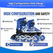 Toy Imagine Inline Skates, Adjustable, Boys Kids & Girls, Blue