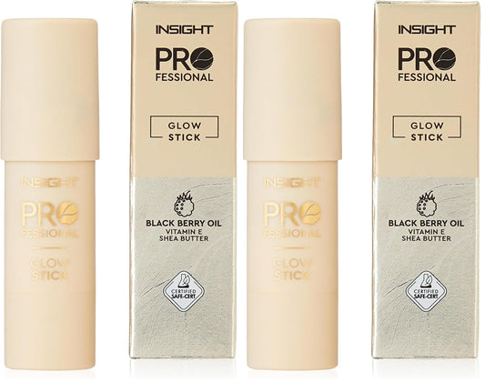 INSIGHT Professional Glow Stick - (Callisto) | Glowly Finish | Cream to Powder Texture | Easily Blendable,Travel Friendly - 8.5gm (Pack of 2)