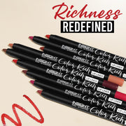 INSIGHT Color Rich Lip Liner| Intense Pigment| Enriched with Jojoba Oil & Vitamin E| Defines, Shapes & Nourishes Lips | Long-Lasting |Sultry Red -1.5g