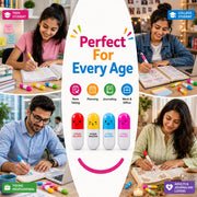 Toy Imagine Retractable Capsule Ball Pens for Kids, Pack of 24