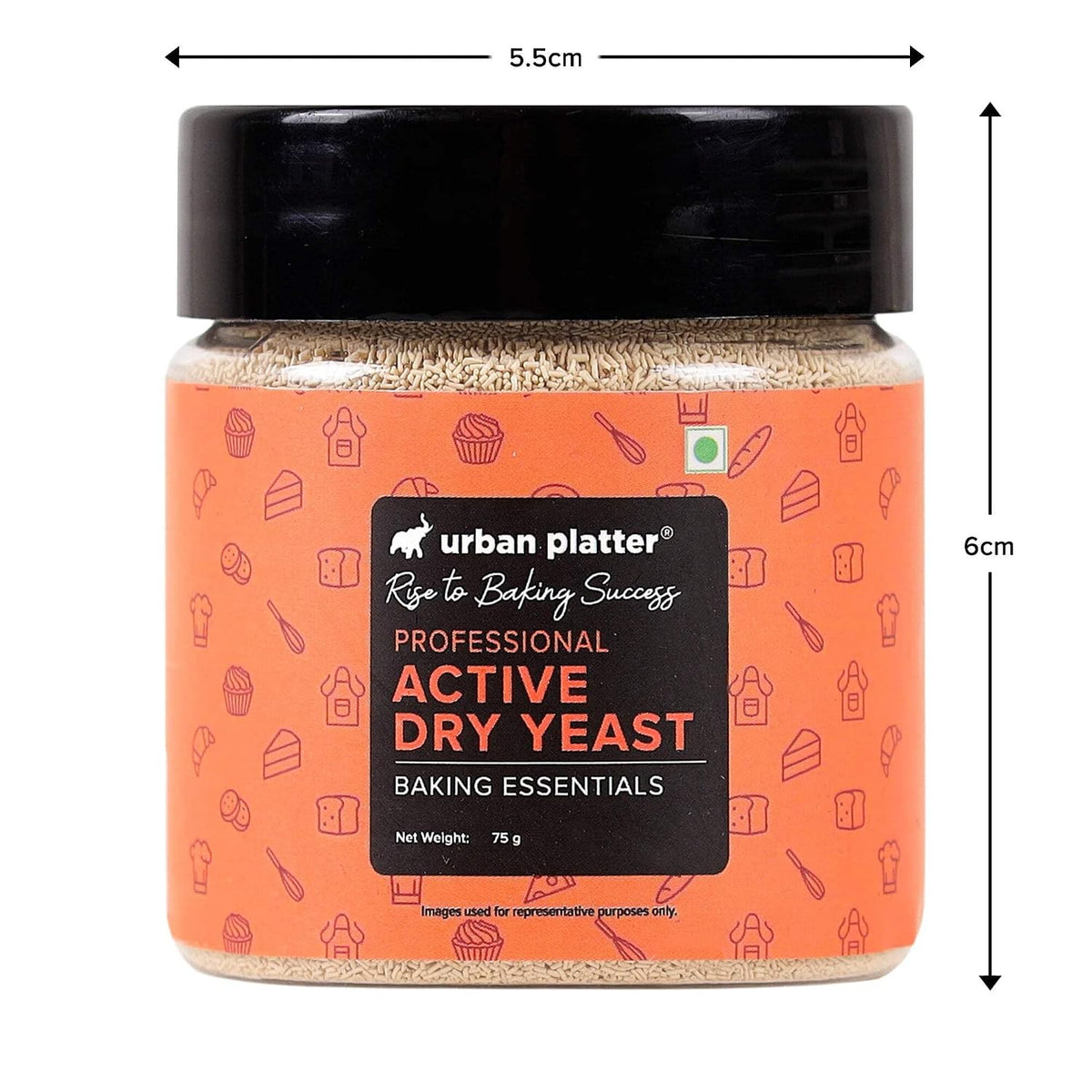 Urban Platter Baker's Active Dry Yeast, 75 g