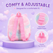 Toy Imagine Unicorn Plush Sequin Backpack for Girls, Ages 1-8 Years