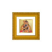 Diviniti Bankey Bihari Gold Plated Wall Photo Frame, Table Décor| DG Frame 101 Size 1A and 24K Gold Plated Foil| Religious Photo Frame Idol For Pooja, Gifts Items (10 CM X 10 CM)