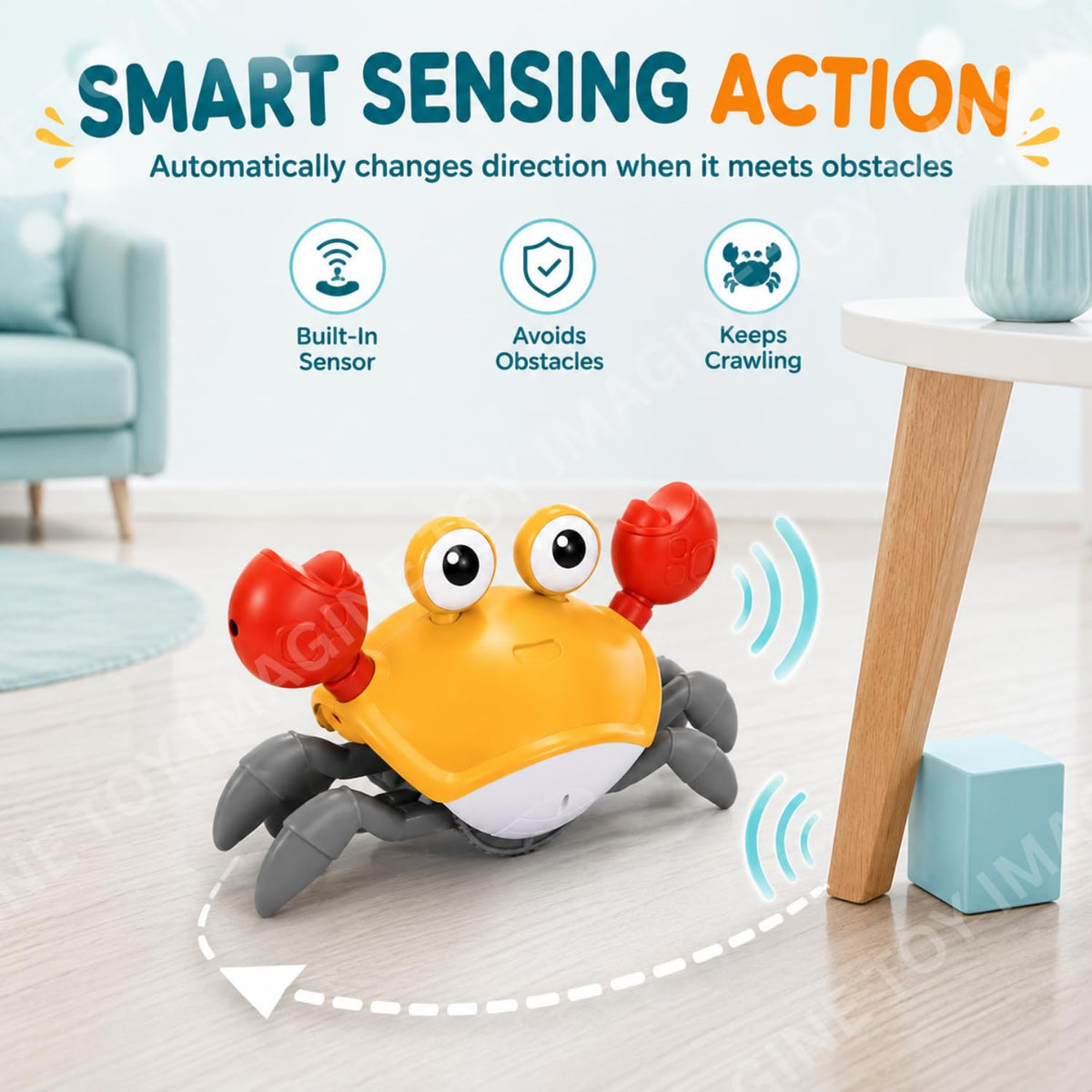 Toy Imagine Crawling Crab Baby Toy