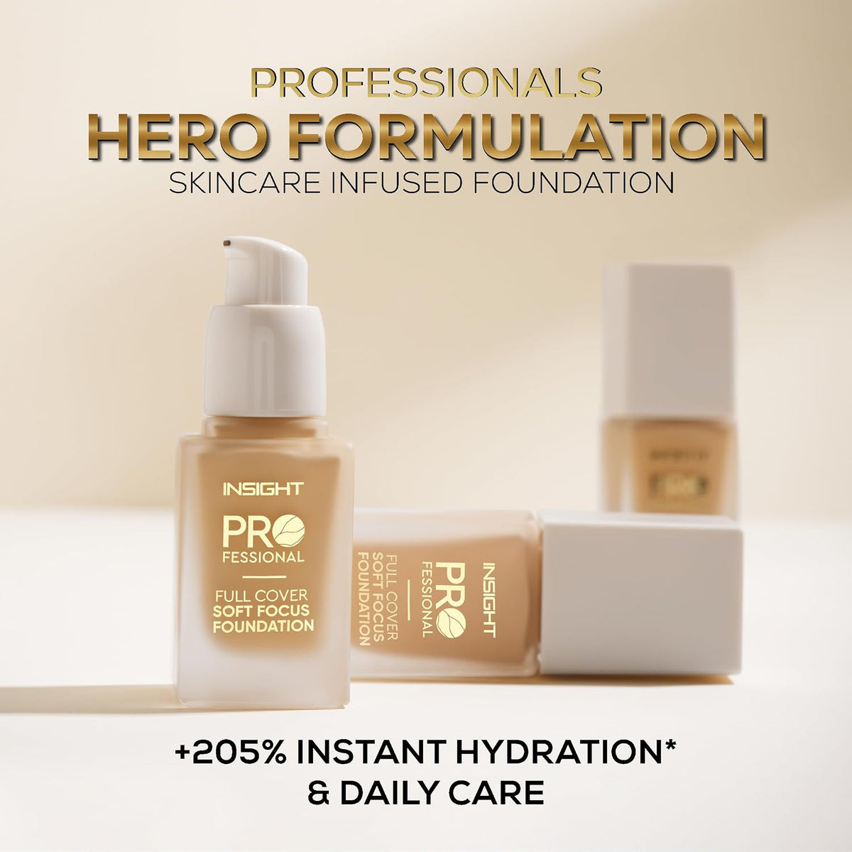 INSIGHT Professional Soft Focus Full Coverage Foundation (LP05) | Long-Wear Formula | Hydrates & Plumps | Buildable Coverage | Infused with Vitamin E & Goji Berry (25g)