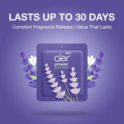 Godrej aer Power Pocket Bathroom Freshener – Lavender Bloom (10g) | Lasts up to 30 days | Germ Protection