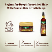 Zandu Hair Growth Mask (200g)|Scientifically Proven to Promote Hair Growth & Reduces Hair Fall|Strengthens Roots|Conditioning & Smoothening|Rosemary Oil, Amla & Bhringraj |100% Ayurvedic, No Chemicals