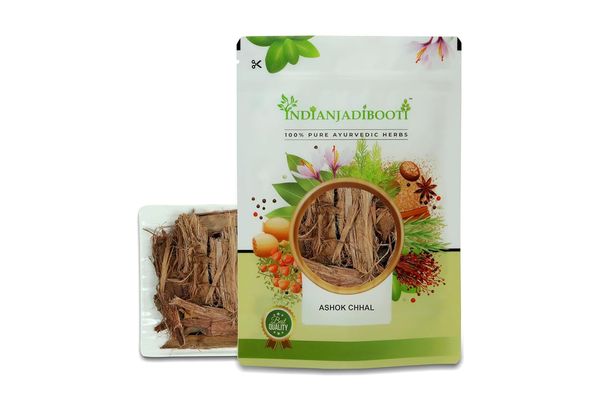 IndianJadiBooti IIndianJadiBooti Pure Ashok Chaal (Ashoka Bark) | Saraca Indica | Traditional Ayurvedic Botanical for Holistic Female Wellness & Systemic Harmony