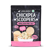 Urban Platter Chickpea Scoopers - Himalayan Pink Salt, 50g (Popped Chips | Lightly Salted | Air Popped, Not Fried)