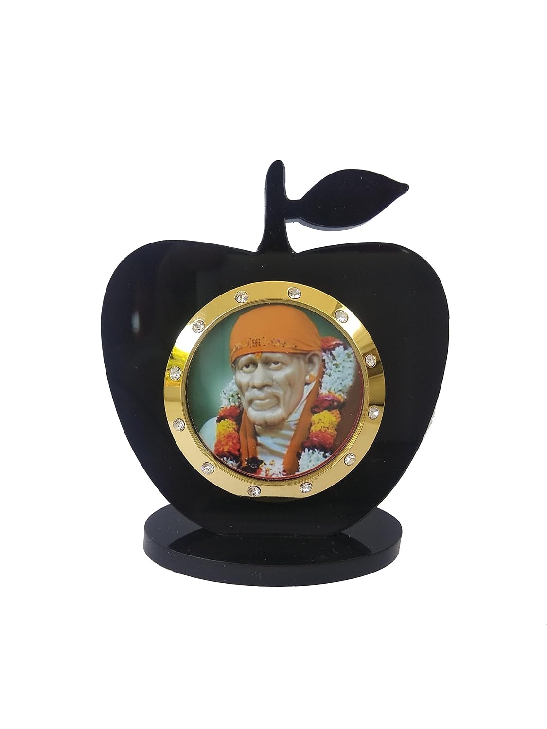 SHINDE EXPORTS Sai Baba Car Dashboard Idol in Apple Design 3 inches