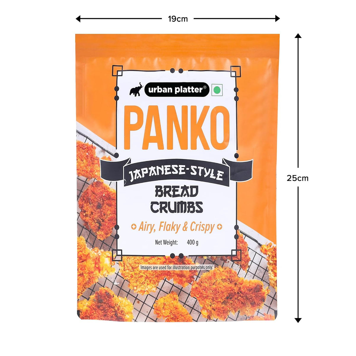 Urban Platter Panko Breadcrumbs, 400g