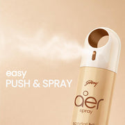 Godrej aer Spray | Room Freshener for Home & Office - Sandal Bliss (180 ml) | Long-Lasting Fragrance
