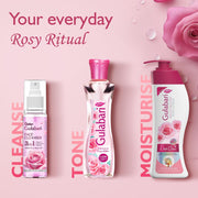 Dabur Gulabari Rose Glow Face Cleanser - 100mlx2 | Gentle Cleanser for All Skin Types | Cleaner, Balanced & Hydrated Skin
