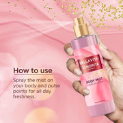Bella Vita Luxury Senorita Women Body Spray Mist Perfume for Refreshing Floral & pomegranate Long Lasting Fragrance with Mint 150 Ml