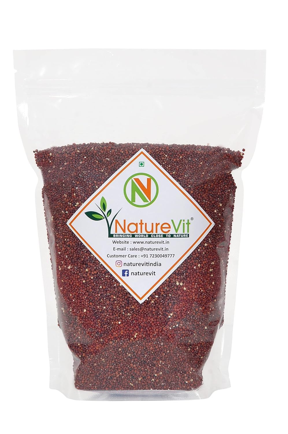 NatureVit Red Quinoa Seeds, 400g