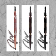 INSIGHT Smudge Free Eyebrow Pencil with Spoolie | Matte Finish | Long Lasting & Waterproof | For Indian Skin Tones | 0.5gm | Shade: Brown