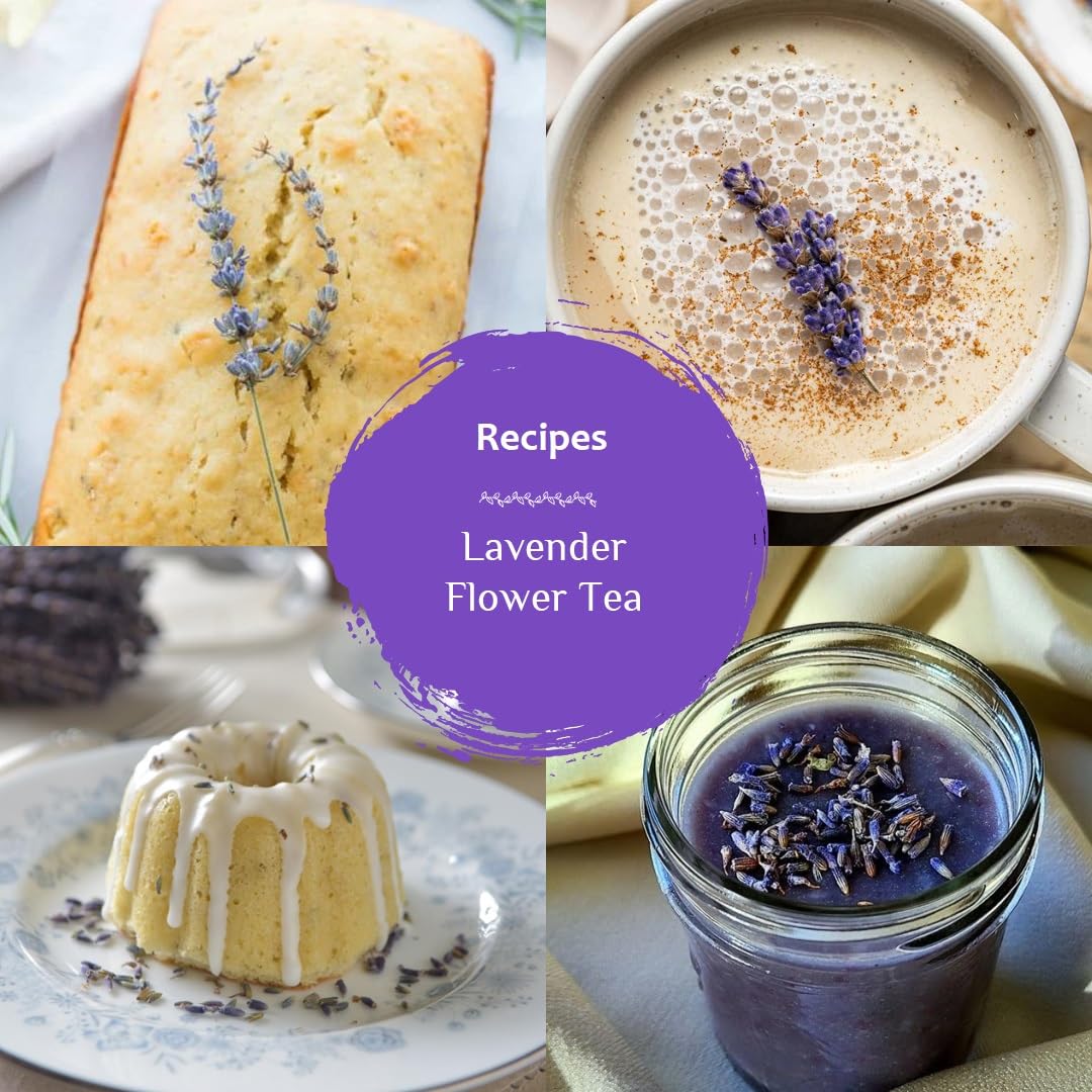 BLUE TEA - Lavender Flower Tea - 50 gm - 50 Cups | Calm & Relaxation | Hebal Tea - Flower Based - Caffeine Free - Non Bitter | Pet Jar Pack