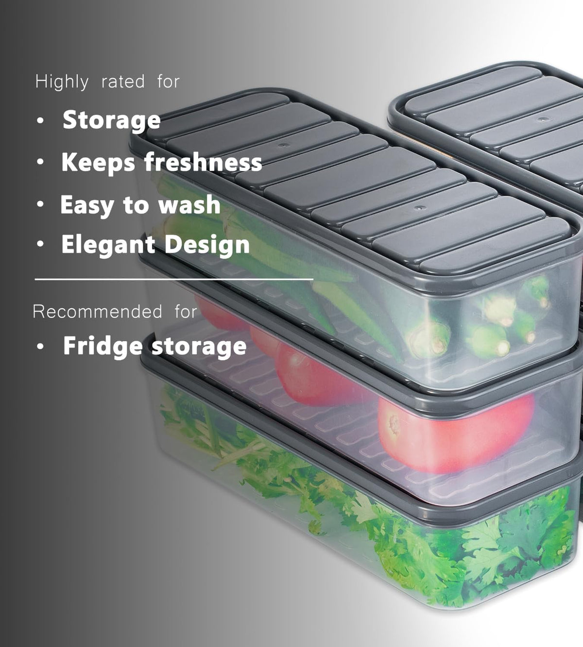E-COSMOS® 6 Pack Airtight Kitchen Storage Boxes - Durable & Space-Saving | Leak-Proof Plastic Containers, Stackable Pantry Organizers,Space-Saving Kitchen Accessories (1200ml) (Pack Of 6)