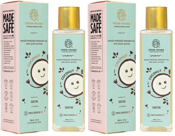 Little Rituals Coconut Baby Massage Oil 200 ml (Pack of 2)