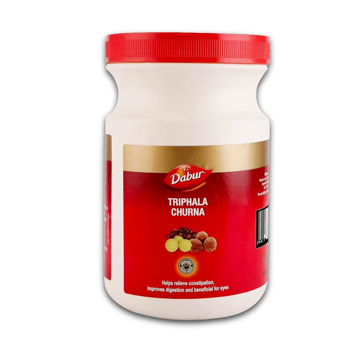 Dabur Triphala Churna Powder, Eases Constipation, Acidity and Gas, 500g with Honey, 100g