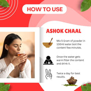 BrijBooti Ashok Chaal 200 Gr - Ashoka Bark - Saraca Ashoka Bark - Ashok Tree
