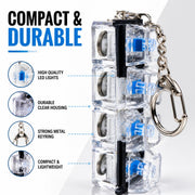 Toy Imagine LED Keyboard Keychain Fidget Toy, Pack of 4