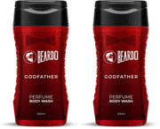 Beardo Godfather Body Wash for Men, 200ml | Powerful and Energising Bodywash for Men | Luxurious Lather and Refreshing Shower Gel | Goodness of Licorice Extract for Long Lasting Fragrance (Pack of 2)