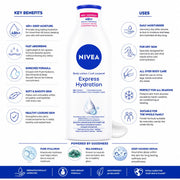 NIVEA Express Hydration Body Lotion, 400ml