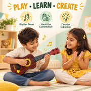 Toy Imagine 18-Inch 4-String Kids Guitar, Ukulele-Style Musical Toy