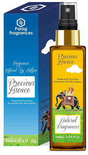 Parag Fragrances Musk & Sandalwood Essential Oil With Attar Mist Spray 100ml Best Long Lasting Fragrance For Men and Women