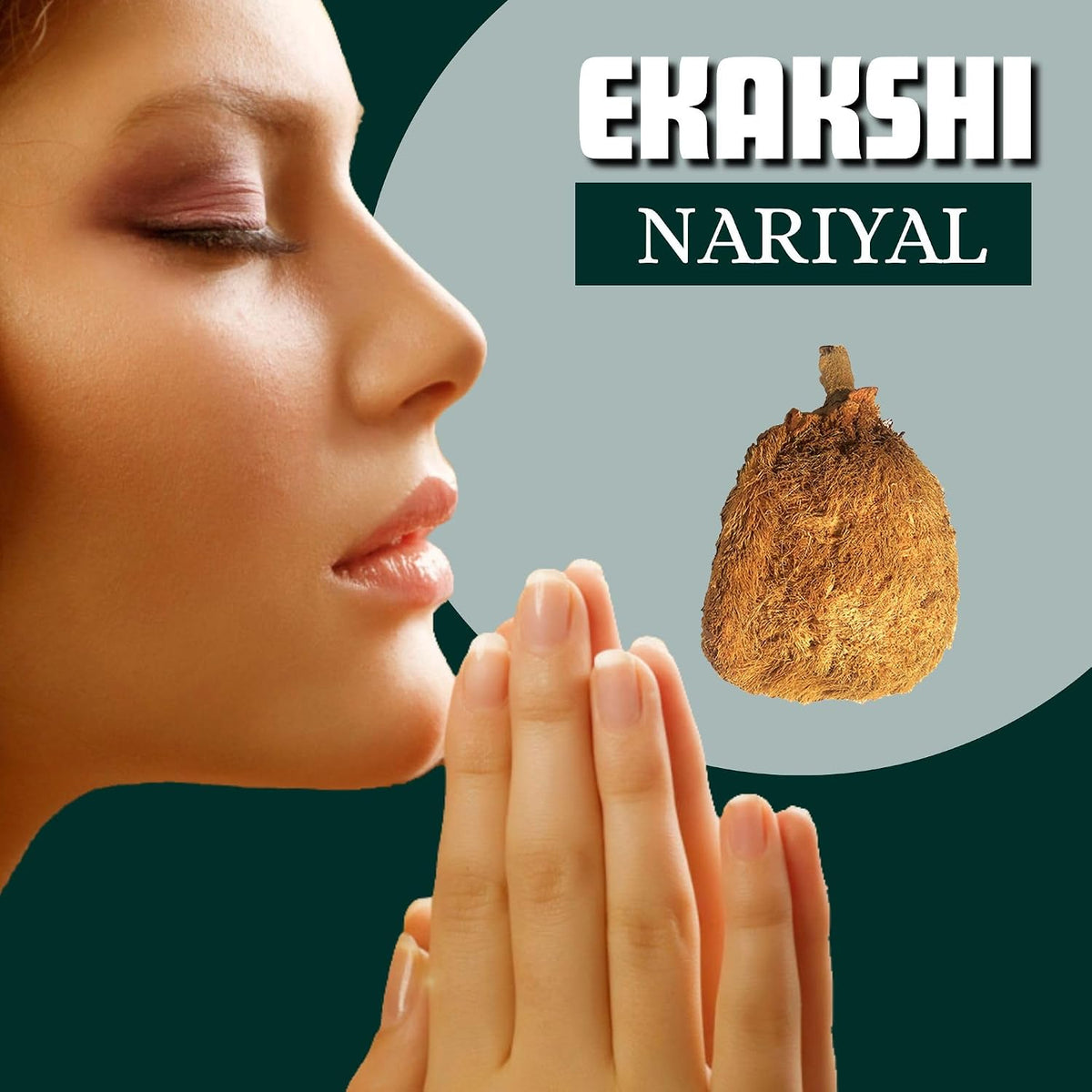BrijBooti Ekakshi Nariyal - One Eye Coconut For Pooja