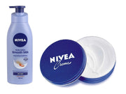 NIVEA Smooth Milk Body Lotion 400 ml + Cream 60 ml