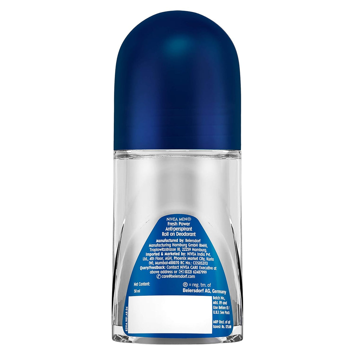 Nivea Fresh Power Deodorant Roll On for Men,50 ml (Pack of 3)