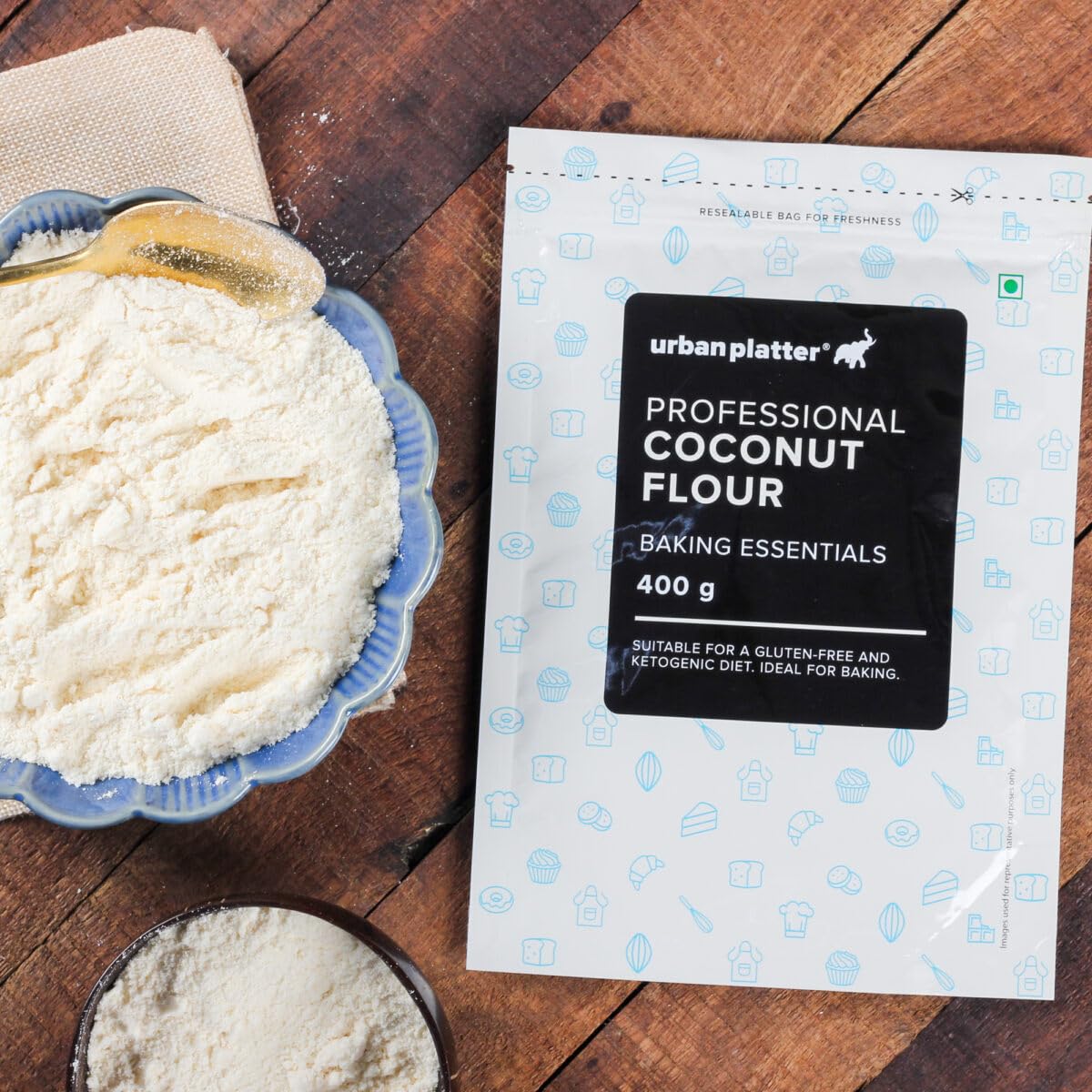 Urban Platter Coconut Flour, 400 g