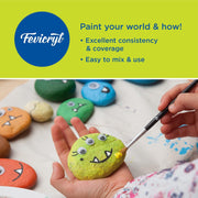 Fevicryl Glass Colour kit and Sunflower Acrylic kit Combo | Art & Craft Kit | DIY | Ideal for Artists and Beginners, Gifting