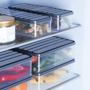 E-COSMOS® 6 Pack Airtight Kitchen Storage Boxes - Durable & Space-Saving | Leak-Proof Plastic Containers, Stackable Pantry Organizers,Space-Saving Kitchen Accessories (1200ml) (Pack Of 6)