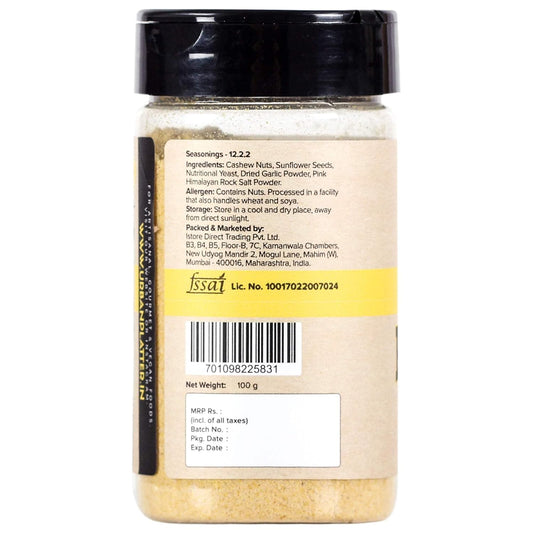 Urban Platter Parmesan Style Seasoning, 100g (Savoury Umami Sprinkle | Clean-Label | Ideal for Pasta, Salads, Snacks)