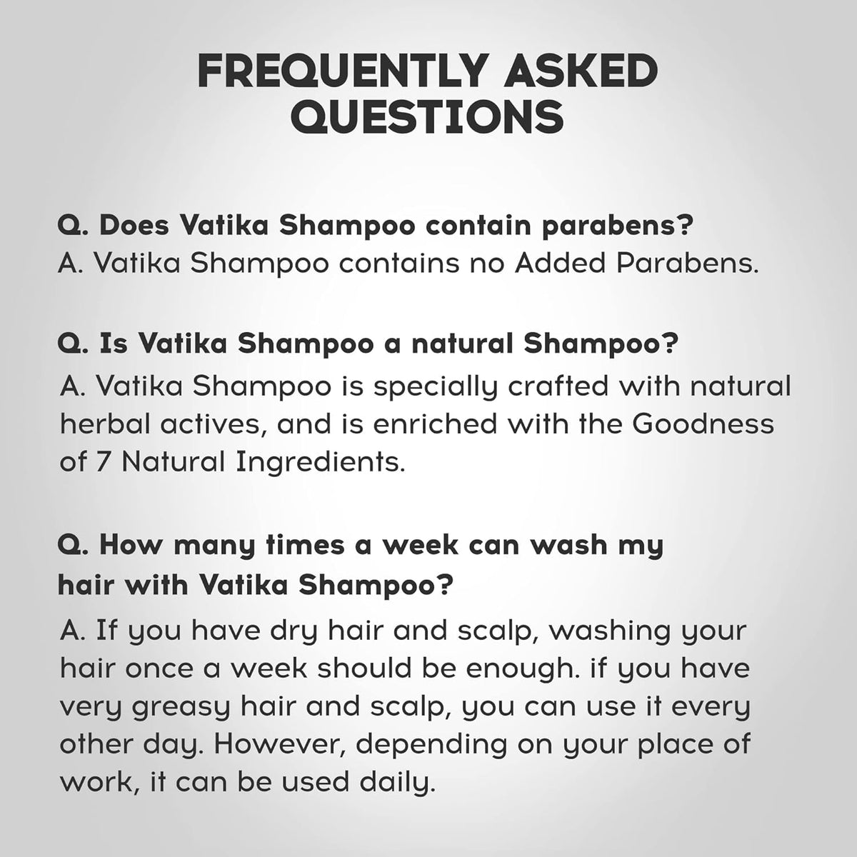 Dabur Vatika Long & Black Shampoo - 640 ml | With Amla & Bhringraj | For Shiny, Long & Black Hair | No Added Parabens | Provides Gentle Cleansing, Conditioning & Nourishment to Hair