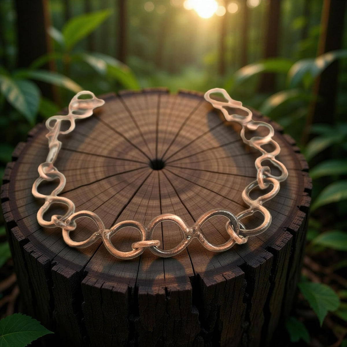 SHINDE EXPORTS Pure Copper Link Chain Bracelet Unisex S Hook 8.5 Inch