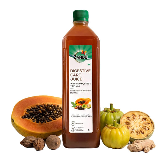 Zandu Digestive Care Juice, 1000 ml, Enriched with Papaya, Triphala & Bael to improve Gut Health, Relieves Gas, Boosts Appetite, Scientifically Tested