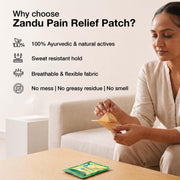 Zandu Ayurvedic Pain Relief Patch (Pack of 5 Patches) - A Specially Designed Pain Patch for Reducing Joint & Muscular Pain | Helps Provides Relief From Pain Associated with Osteoarthritis & Back Pain