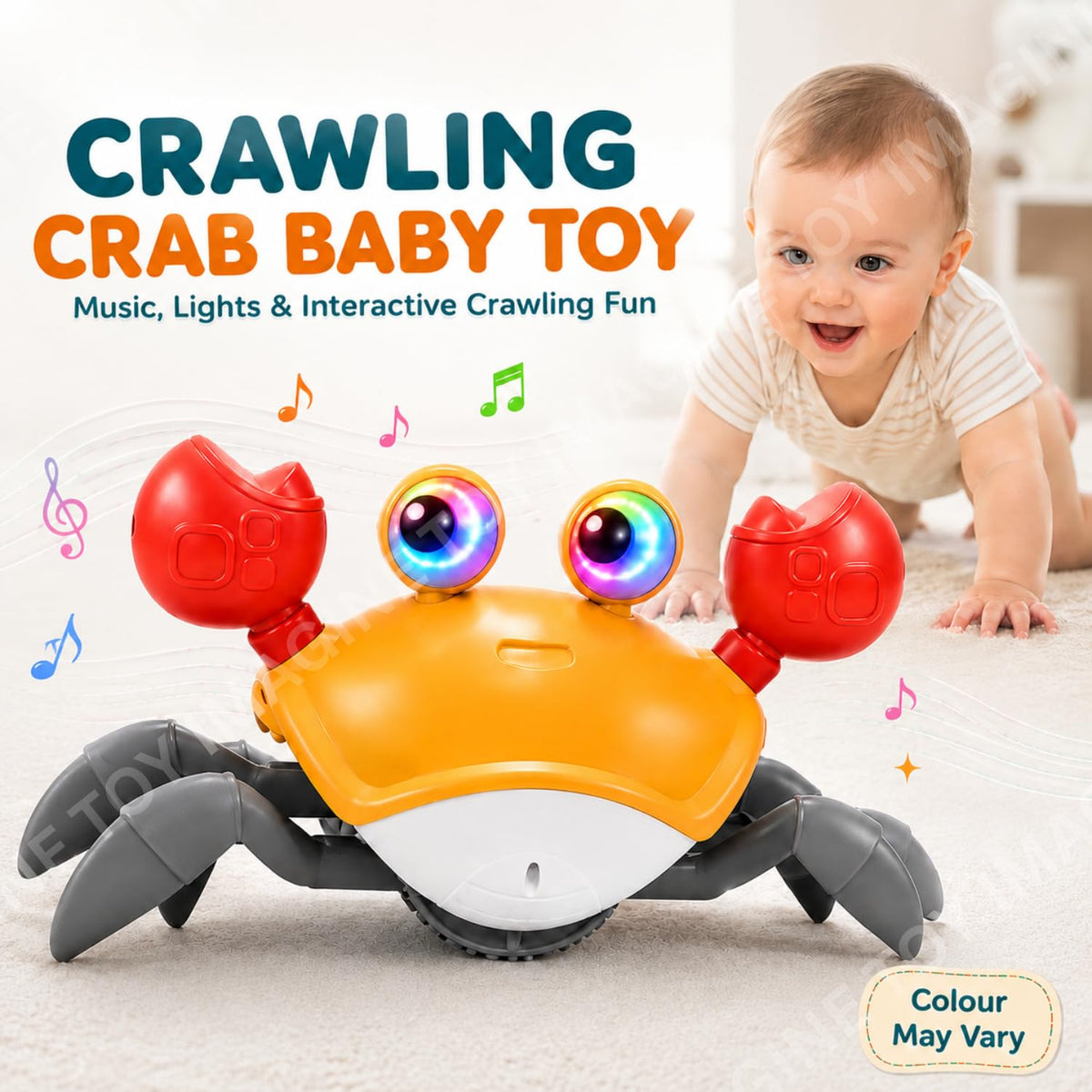 Toy Imagine Crawling Crab Baby Toy
