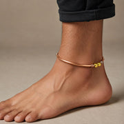 SHINDE EXPORTS adjustable pure copper leg anklet bracelet kada for men and women indian jewelry