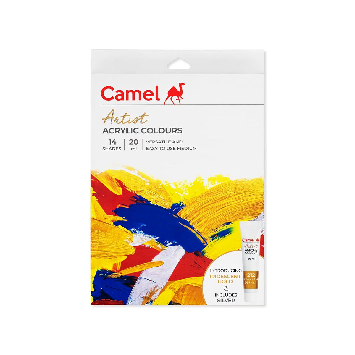 Camel Artist Acrylic Colours 14 Shades x 20ml