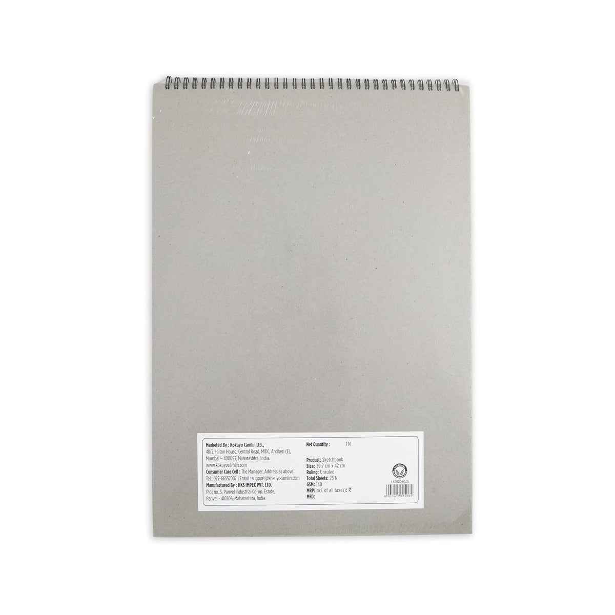 Camel Paper 140 GSM A3 Sketch Book 25 Pages, Watercolor