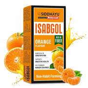 Baidyanath Asli Ayurved Isabgol Orange flavour- Psyllium Husk Powder 200gm | Boosts Digestion | Constipation Relief Naturally | Rich Source Of Dietary Fiber Supplement