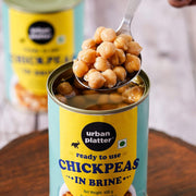 urban platter Ready to Use Chickpeas in Brine, 400 g (Drained Weight 240g)