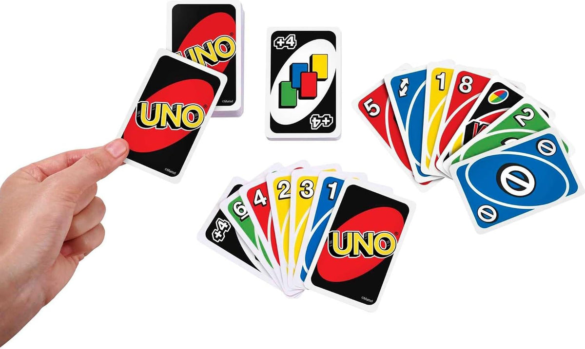 Mattel Games Uno Game Display (50Th Anniversary Logo) for Adult
