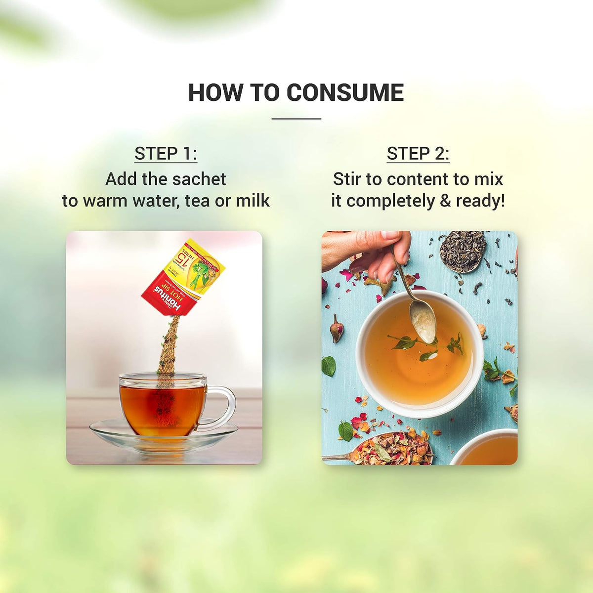 Dabur Honitus Hot Sip: 100% Ayurvedic Kadha | Provides Instant Relief from Cough and Cold (4gm*Pack of 30 Sachets)